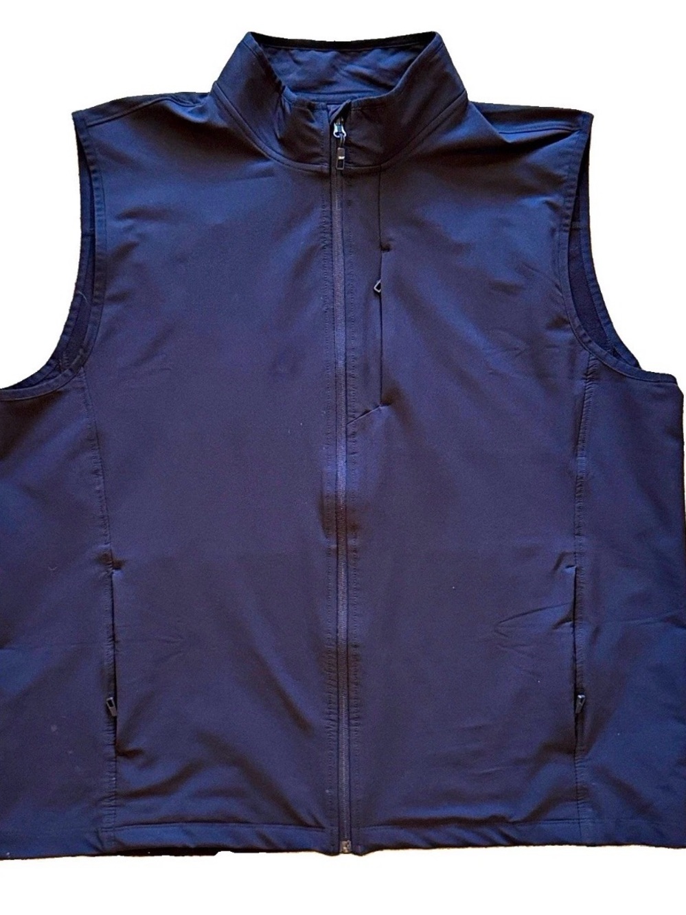 32 Degrees Men's XXL Black Full Zip Fleece Lined Vest